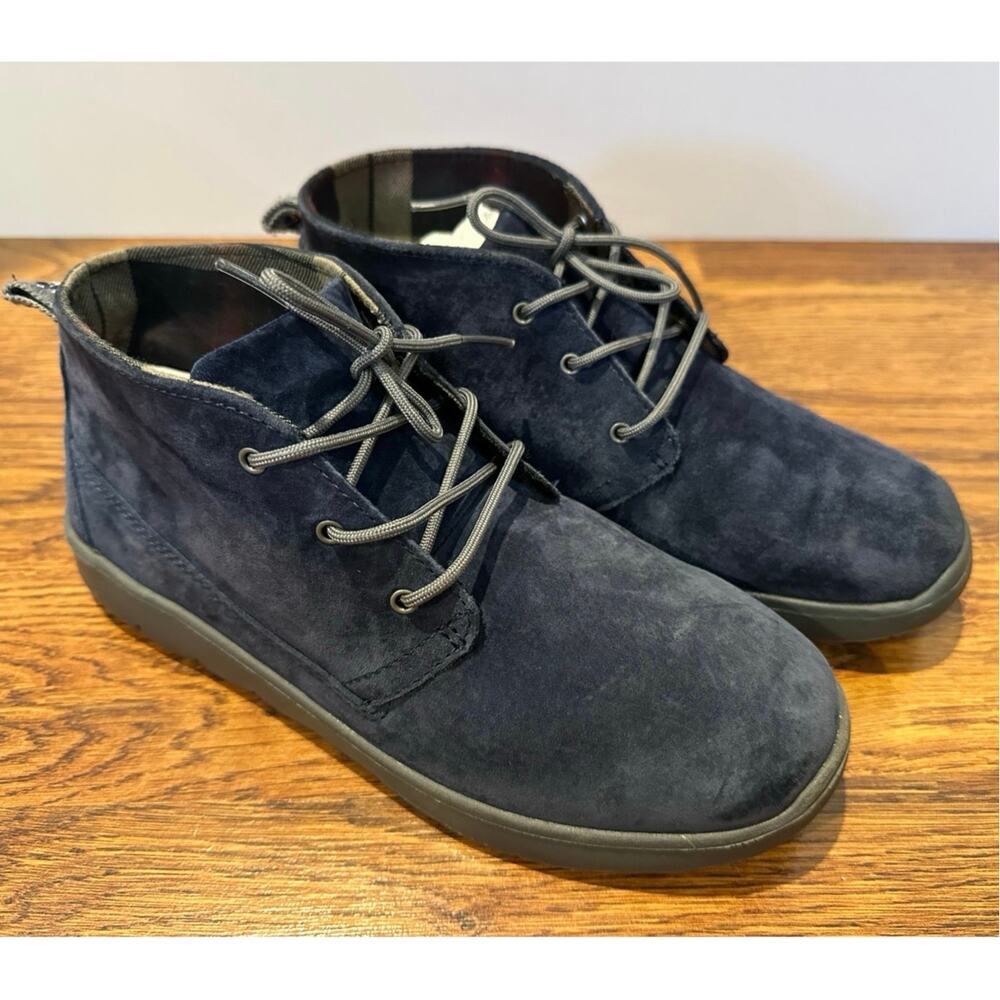 UGG Canoe Women’s Suede Chukka Boots Blue Size 5 Treadlite Comfort Casual Shoes